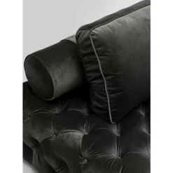 KARE Design Liege Bottone Velvet Grau- Sofas & Couches
