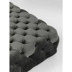 KARE Design Liege Bottone Velvet Grau- Sofas & Couches