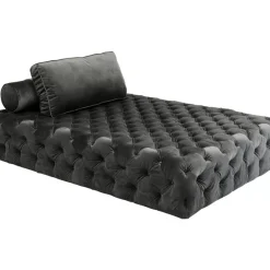 KARE Design Liege Bottone Velvet Grau- Sofas & Couches