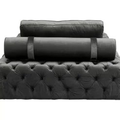 KARE Design Liege Bottone Velvet Grau- Sofas & Couches