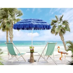 KARE Design Liegestuhl Blue Sky Summer- Outdoormöbel