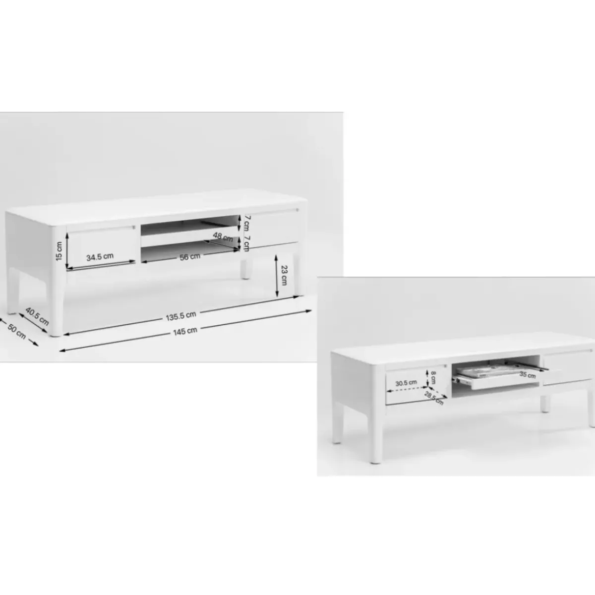 KARE Design Lowboard Brooklyn Nature- Kommoden & Sideboards