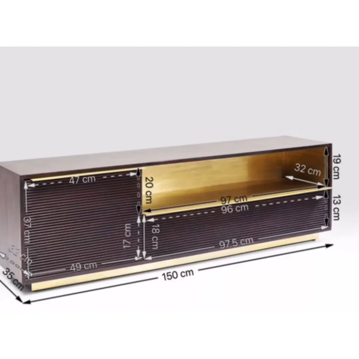 KARE Design Lowboard Casino Lounge- Kommoden & Sideboards