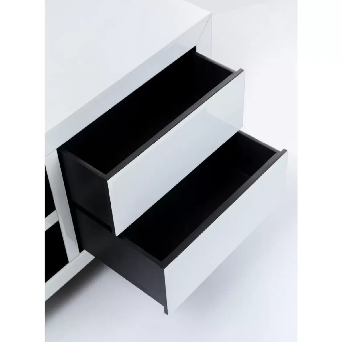 KARE Design Lowboard Luxury Push Weiss 140X50Cm- Kommoden & Sideboards