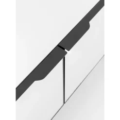 KARE Design Lowboard Soran Schwarz 180X40Cm- Kommoden & Sideboards