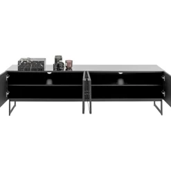 KARE Design Lowboard Soran Schwarz 180X40Cm- Kommoden & Sideboards