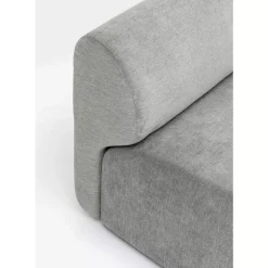 KARE Design Lucca Ottomane Elements Grau Rechts 90Cm- Sofas & Couches