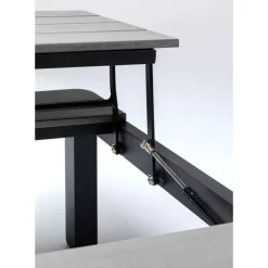 KARE Design Multifunktions Couchtisch Holiday Schwarz- Outdoormöbel