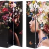 KARE Design Paravent Flowery Shoulder Vs Bunch Flowers 120X180- Paravents
