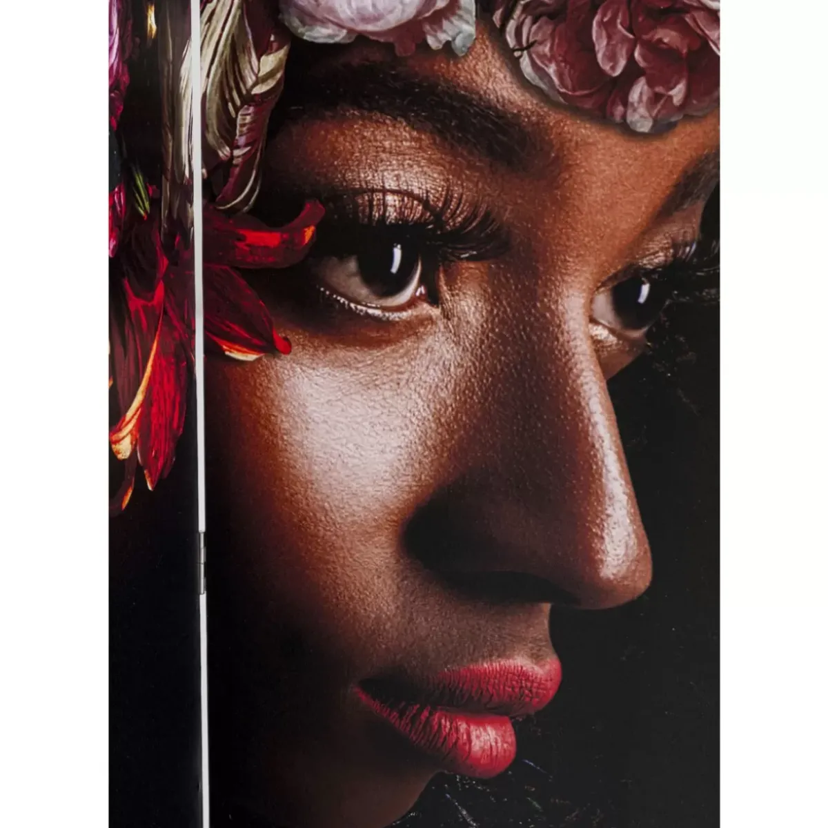 KARE Design Paravent Flowery Shoulder Vs Bunch Flowers 120X180- Paravents