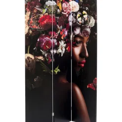 KARE Design Paravent Flowery Shoulder Vs Bunch Flowers 120X180- Paravents