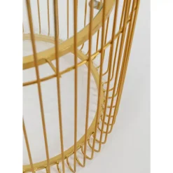 KARE Design Pflanzenstander Wire Gold 44Cm- Aufbewahrung & Ordnung