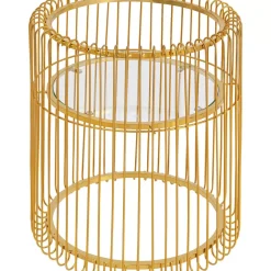 KARE Design Pflanzenstander Wire Gold 44Cm- Aufbewahrung & Ordnung