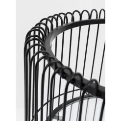 KARE Design Pflanzenstander Wire Schwarz 57Cm- Aufbewahrung & Ordnung