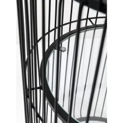 KARE Design Pflanzenstander Wire Schwarz 57Cm- Aufbewahrung & Ordnung