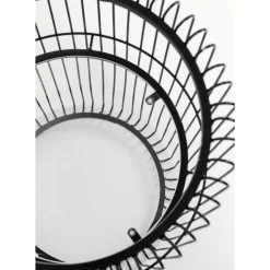 KARE Design Pflanzenstander Wire Schwarz 57Cm- Aufbewahrung & Ordnung