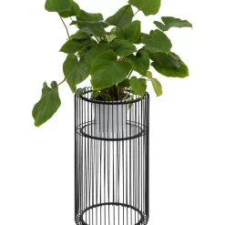 KARE Design Pflanzenstander Wire Schwarz 70Cm- Aufbewahrung & Ordnung