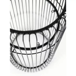 KARE Design Pflanzenstander Wire Schwarz 70Cm- Aufbewahrung & Ordnung