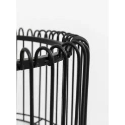 KARE Design Pflanzenstander Wire Schwarz 70Cm- Aufbewahrung & Ordnung