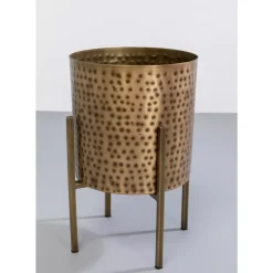 KARE Design Pflanztopf Mynah Gold 42Cm- Aufbewahrung & Ordnung