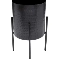 KARE Design Pflanztopf Mynah Schwarz 42Cm- Aufbewahrung & Ordnung