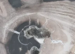 KARE Design Platte Kristalmeer Versteinertes Holz- Geschirr & Tischaccessoires