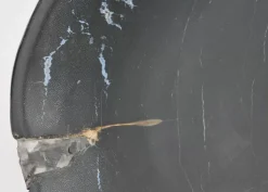 KARE Design Platte Midnight Versteinertes Holz- Geschirr & Tischaccessoires