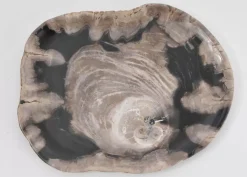 KARE Design Platte Nachtwoud Versteinertes Holz- Geschirr & Tischaccessoires