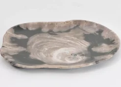 KARE Design Platte Nachtwoud Versteinertes Holz- Geschirr & Tischaccessoires