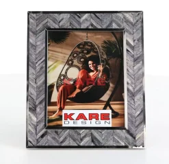 KARE Design Rahmen Chevron Grau 20X25- Deko & Geschenkartikel