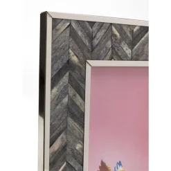 KARE Design Rahmen Chevron Grau 20X25- Deko & Geschenkartikel