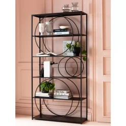 KARE Design Regal Circle Schwarz 100X200Cm- Regale