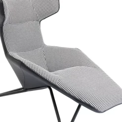 KARE Design Relaxsessel Granada Schwarz Weiss- Sessel