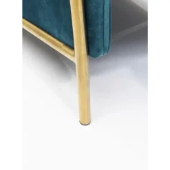 KARE Design Relaxsessel Lazy Velvet Blau- Sessel