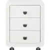 KARE Design Rollcontainer White Club 3-Schub- Kommoden & Sideboards