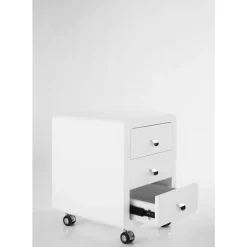 KARE Design Rollcontainer White Club 3-Schub- Kommoden & Sideboards