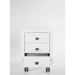 KARE Design Rollcontainer White Club 3-Schub- Kommoden & Sideboards