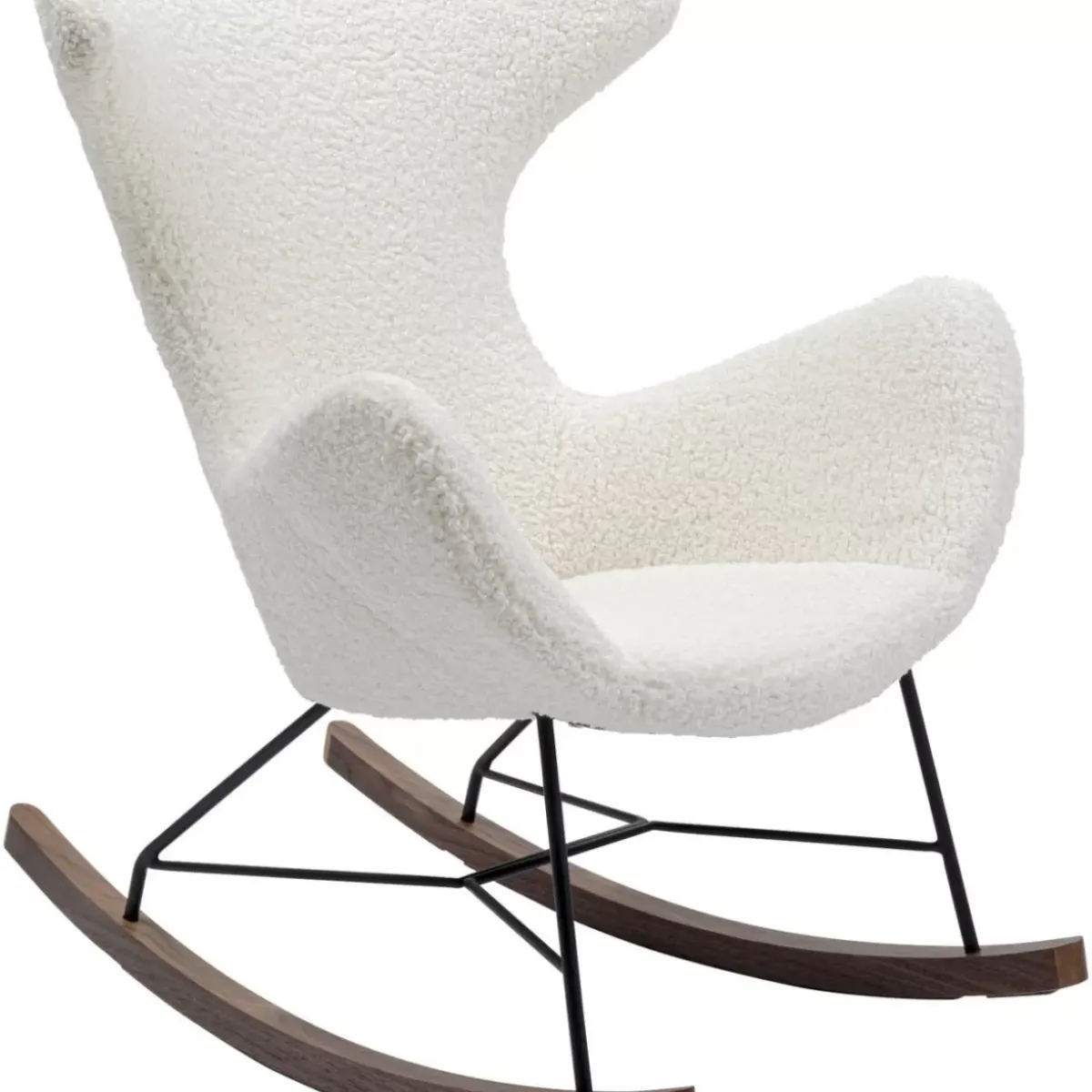 KARE Design Schaukelsessel Balance Weiss- Sessel