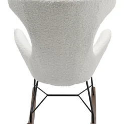 KARE Design Schaukelsessel Balance Weiss- Sessel