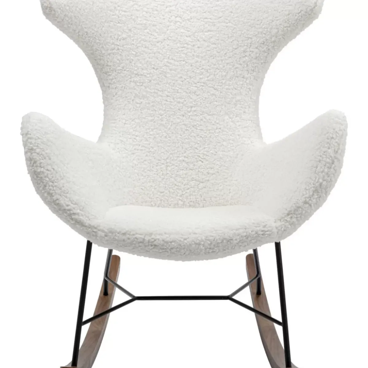 KARE Design Schaukelsessel Balance Weiss- Sessel