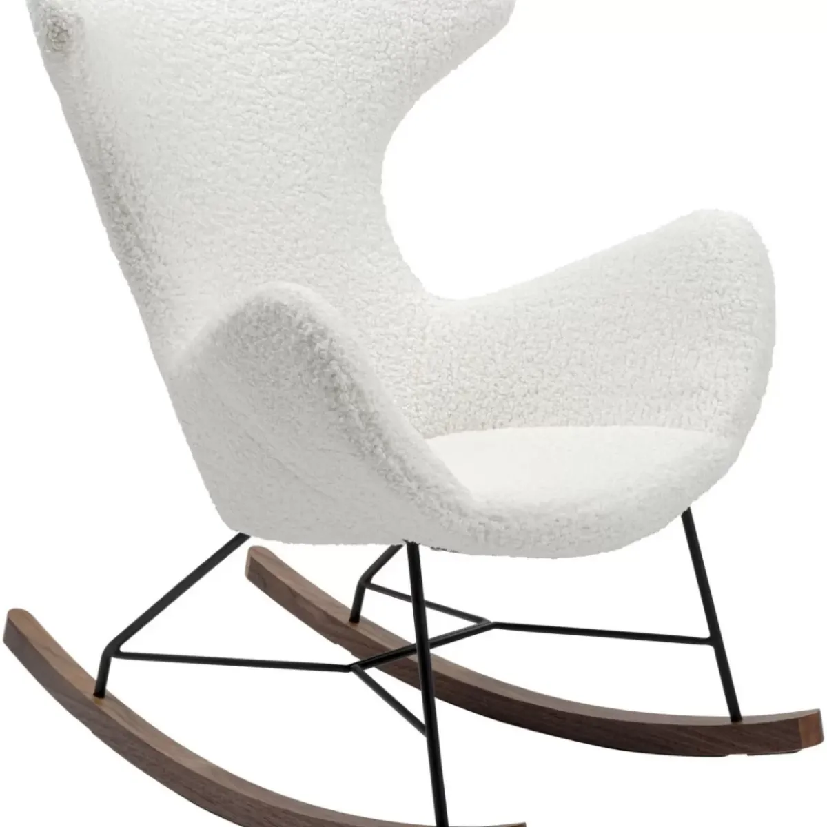 KARE Design Schaukelsessel Balance Weiss- Sessel