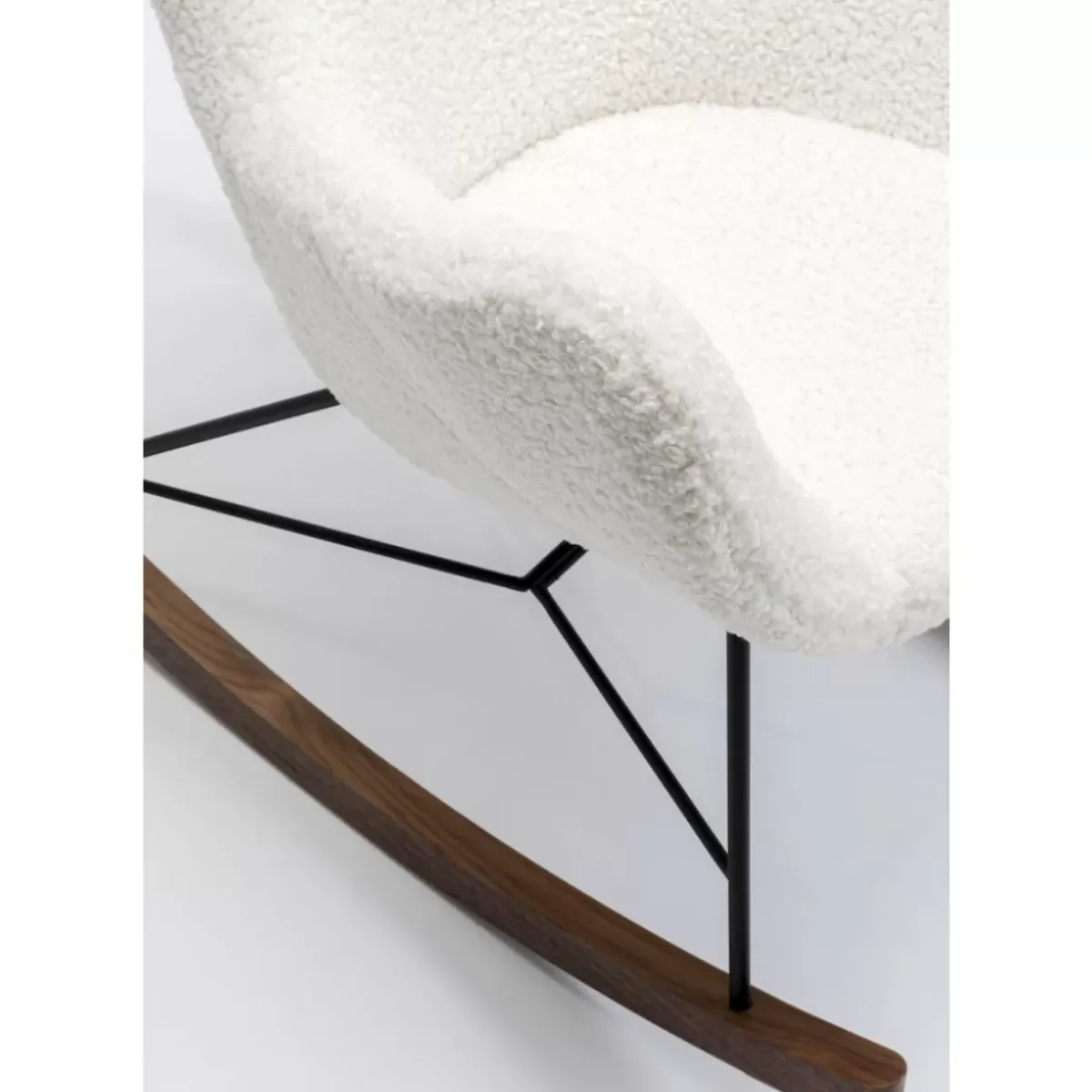 KARE Design Schaukelsessel Balance Weiss- Sessel