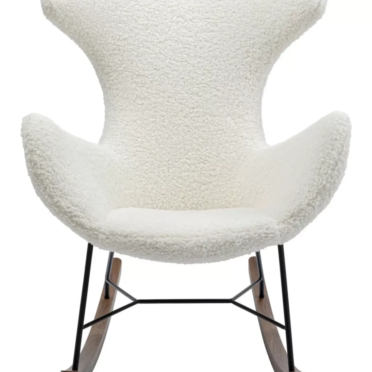 KARE Design Schaukelsessel Balance Weiss- Sessel