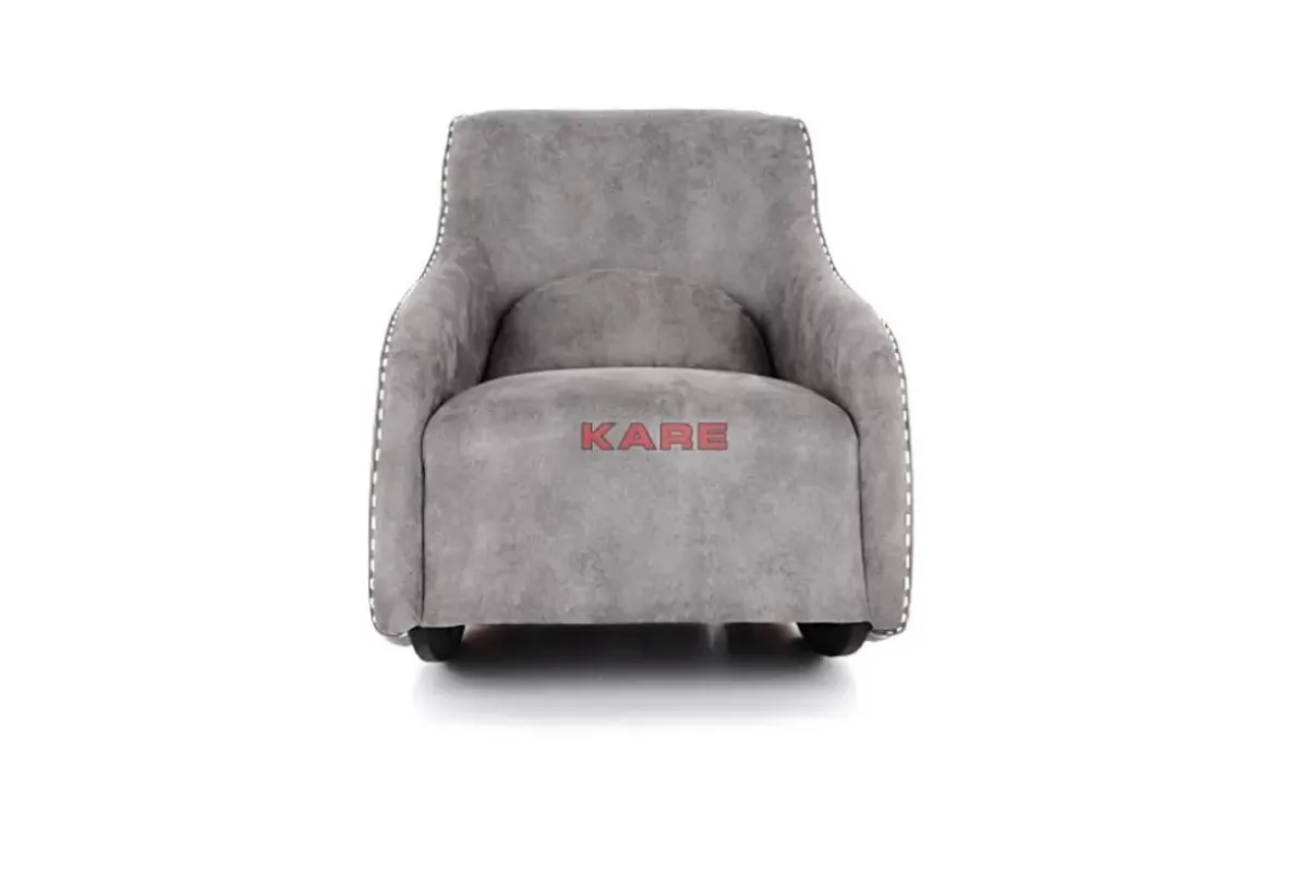 KARE Design Schaukelsessel Swing Ritmo Vintage Grey- Sessel