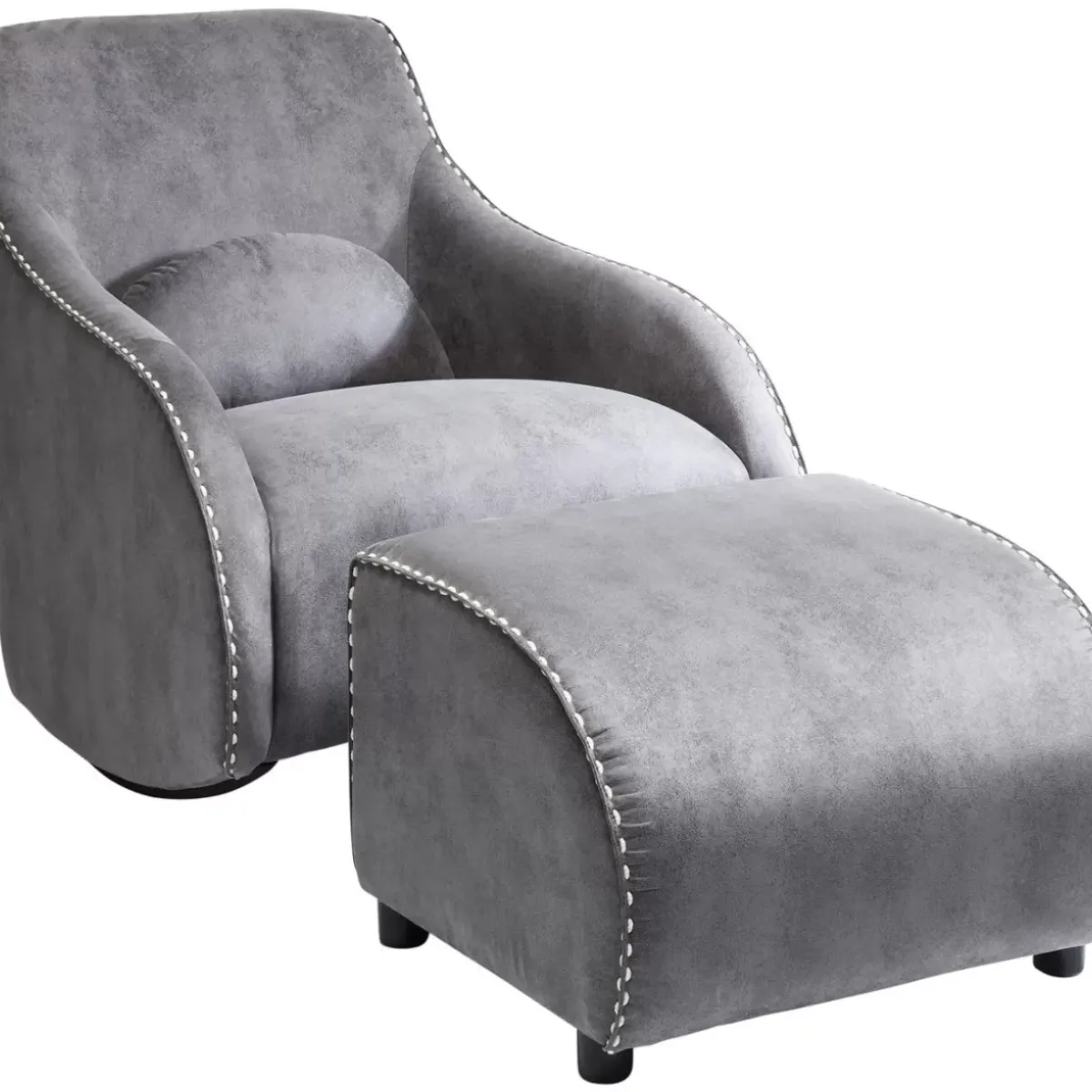 KARE Design Schaukelsessel Swing Ritmo Vintage Grey- Sessel