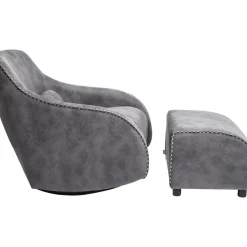 KARE Design Schaukelsessel Swing Ritmo Vintage Grey- Sessel