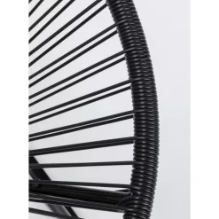 KARE Design Schaukelstuhl Acapulco Schwarz- Outdoormöbel