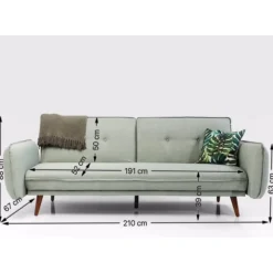 KARE Design Schlafsofa Lizzy 210Cm- Sofas & Couches