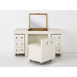 KARE Design Schminkkombination Diva Croco White- Tische