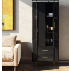 KARE Design Schrank Fence 180X70Cm- Regale